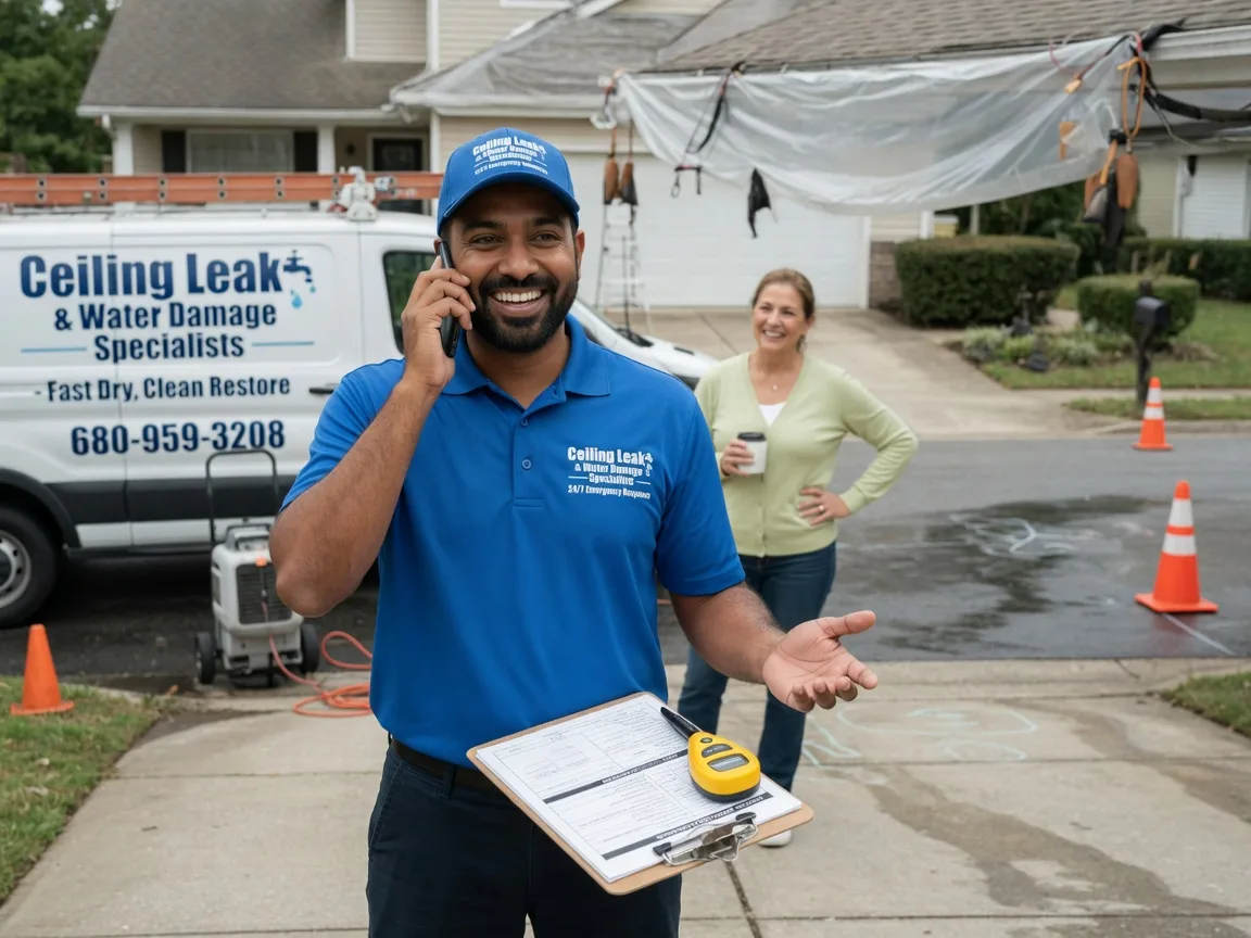 Ceiling Leak Cleanup Gibsonia, PA FAQs